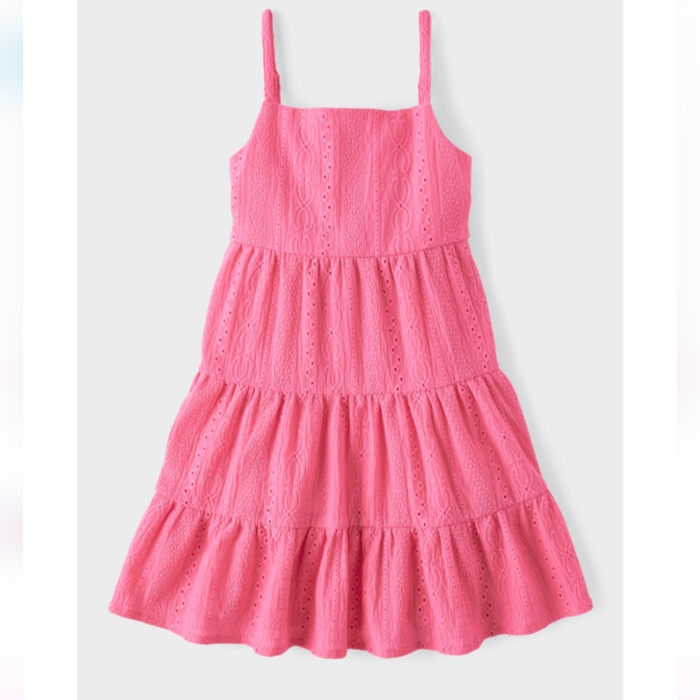 🎀Women's Pink Mini Sleeveless Dress Bow🎀